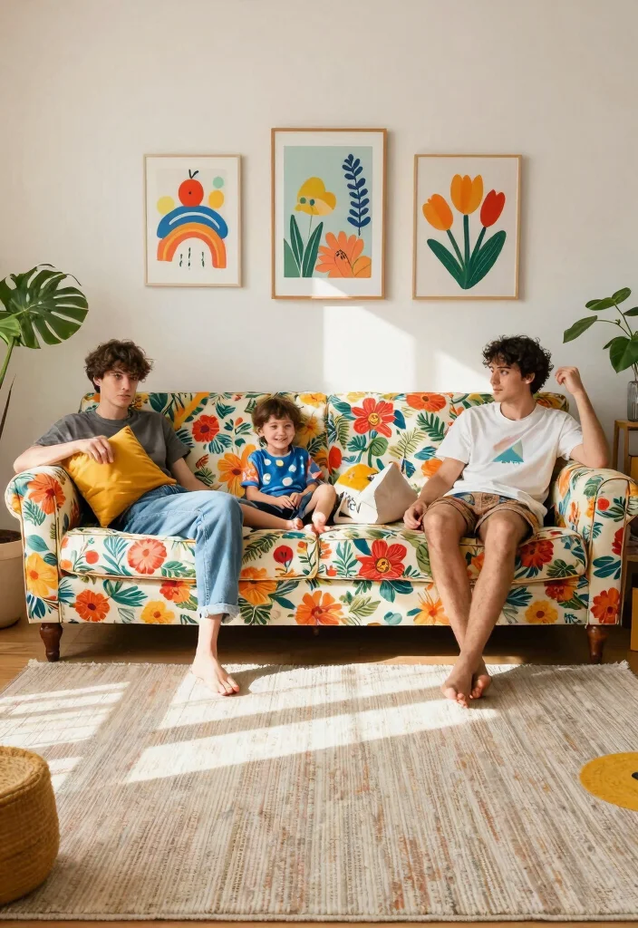 28 Best Comfy Sofas That Are Stylish Too - 12. The Patterned Sofa 1