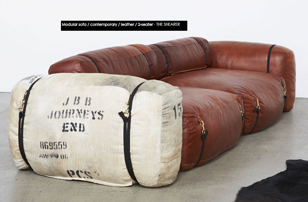 28 Best Comfy Sofas That Are Stylish Too - 4. Recycled Leather Sofa 1