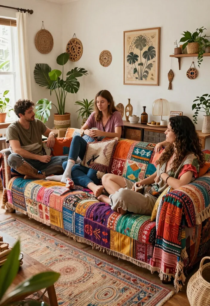 28 Best Comfy Sofas That Are Stylish Too - 7. Bohemian Bliss Sofa 1