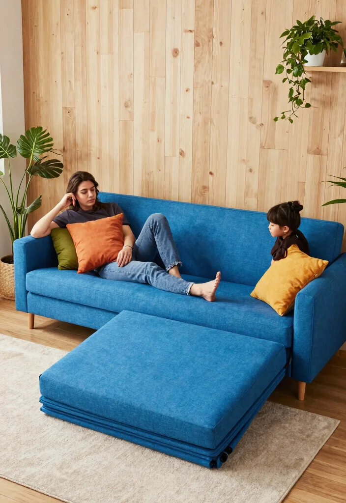 28 Best Comfy Sofas That Are Stylish Too - 8. Futon with a Twist 1