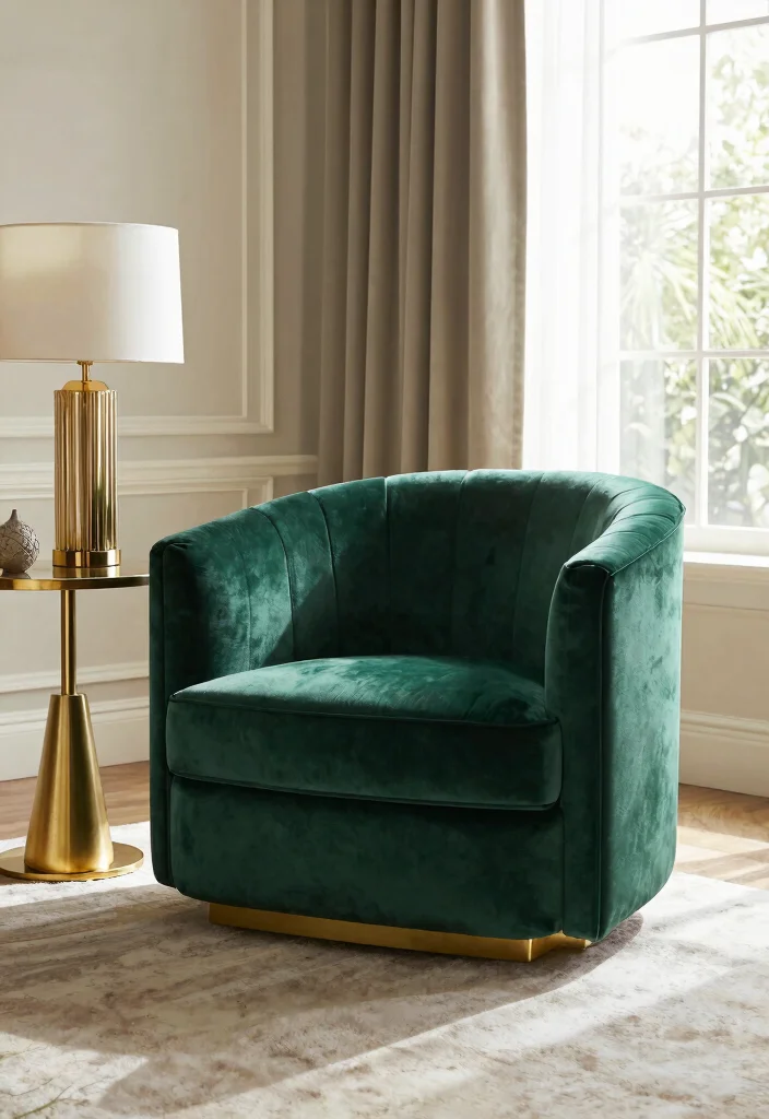 28 Comfy Armchairs That Look Amazing in Any Room - 16. The Luxury Velvet Armchair 1