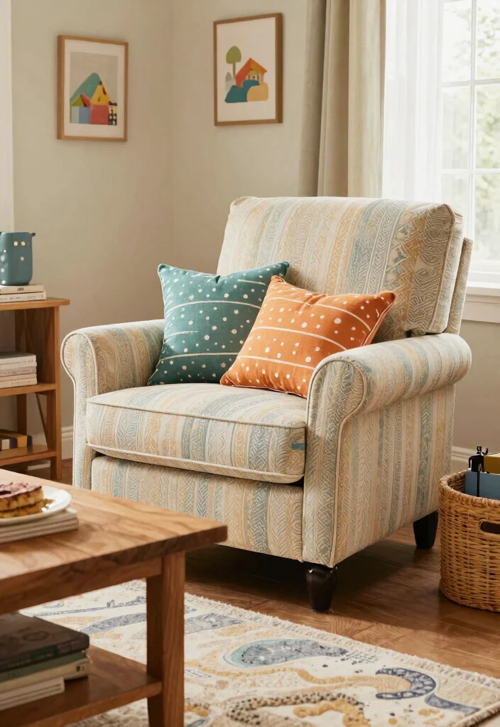28 Comfy Armchairs That Look Amazing in Any Room - 23. The Family-Friendly Chair 1