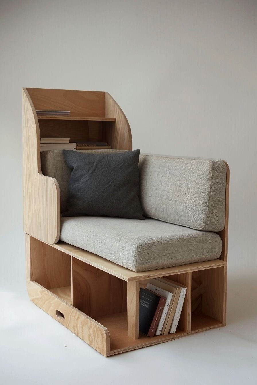 28 Comfy Armchairs That Look Amazing in Any Room - 24. The Smart Storage Chair 1