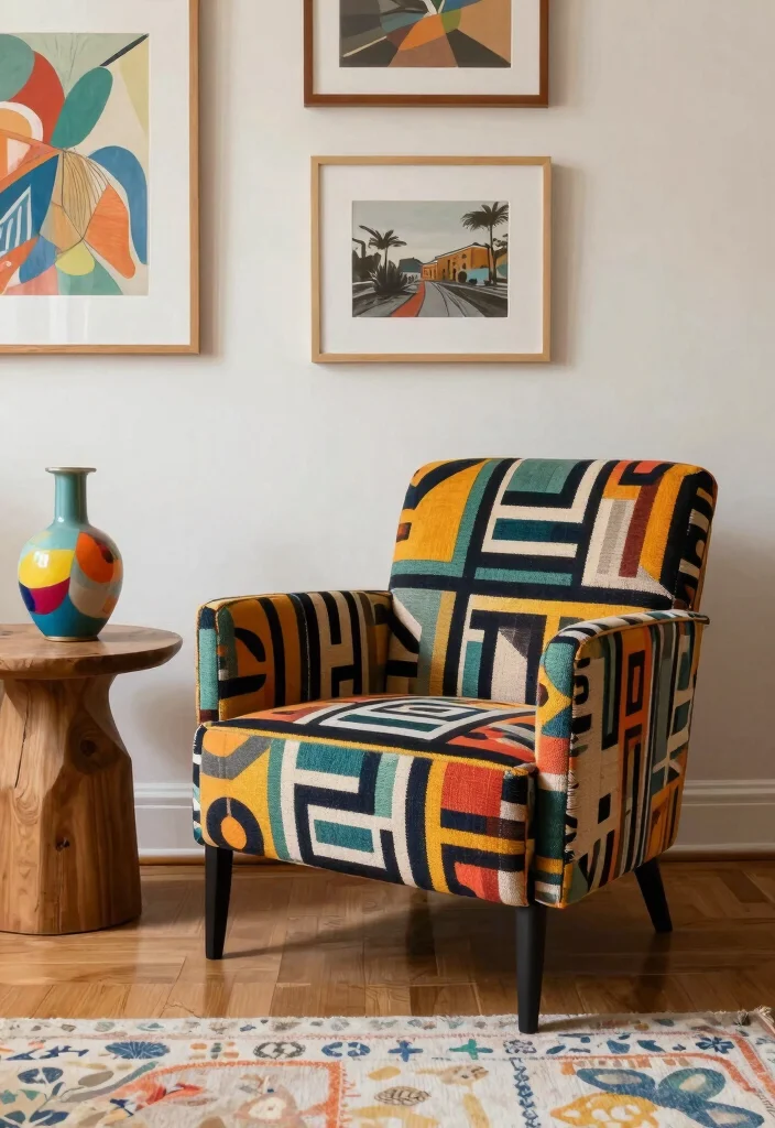 28 Comfy Armchairs That Look Amazing in Any Room - 4. The Bold Statement Chair 1