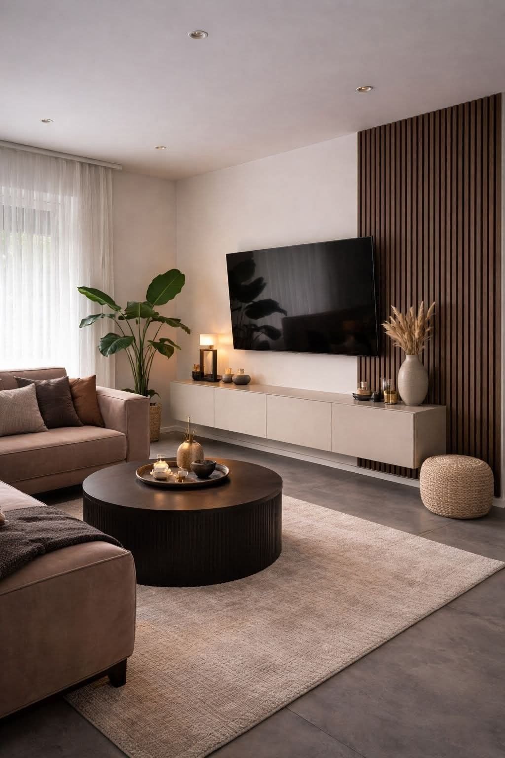 28 Couch Ideas for Every Living Room Style and Size - 12. Neutral Tones for a Calm Vibe 1