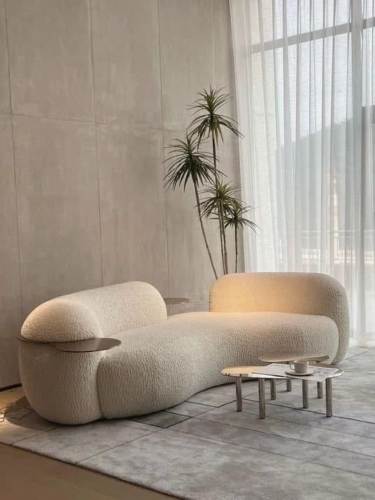 28 Couch Ideas for Every Living Room Style and Size - 23. Elegant Curved Couches 1
