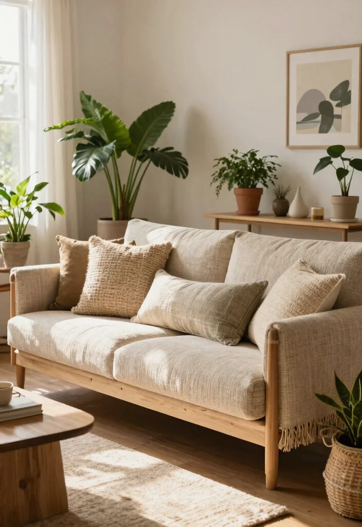 28 Couch Ideas for Every Living Room Style and Size - 26. Eco-Friendly Couch Materials 1