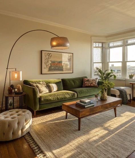 28 Couch Ideas for Every Living Room Style and Size - 4. Vintage-Inspired Couches 1