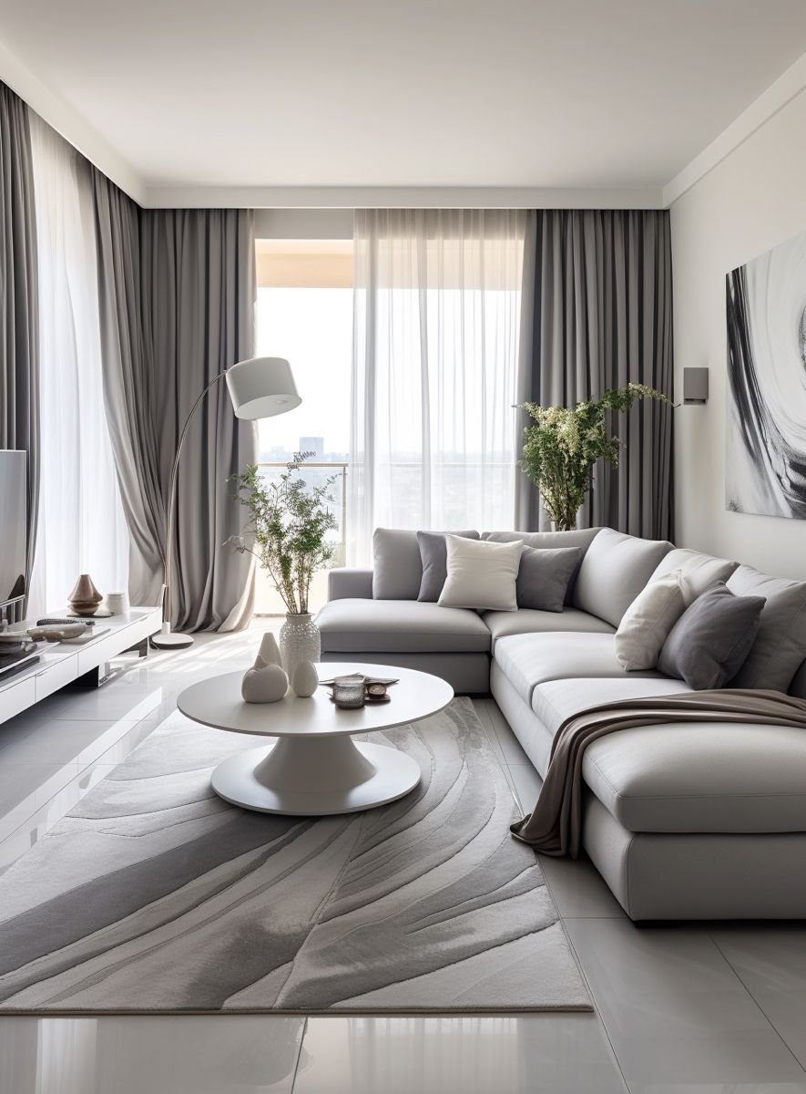 28 Leather Sectional Sofa Ideas That Redefine Cozy Living - 10. Monochrome Magic 1