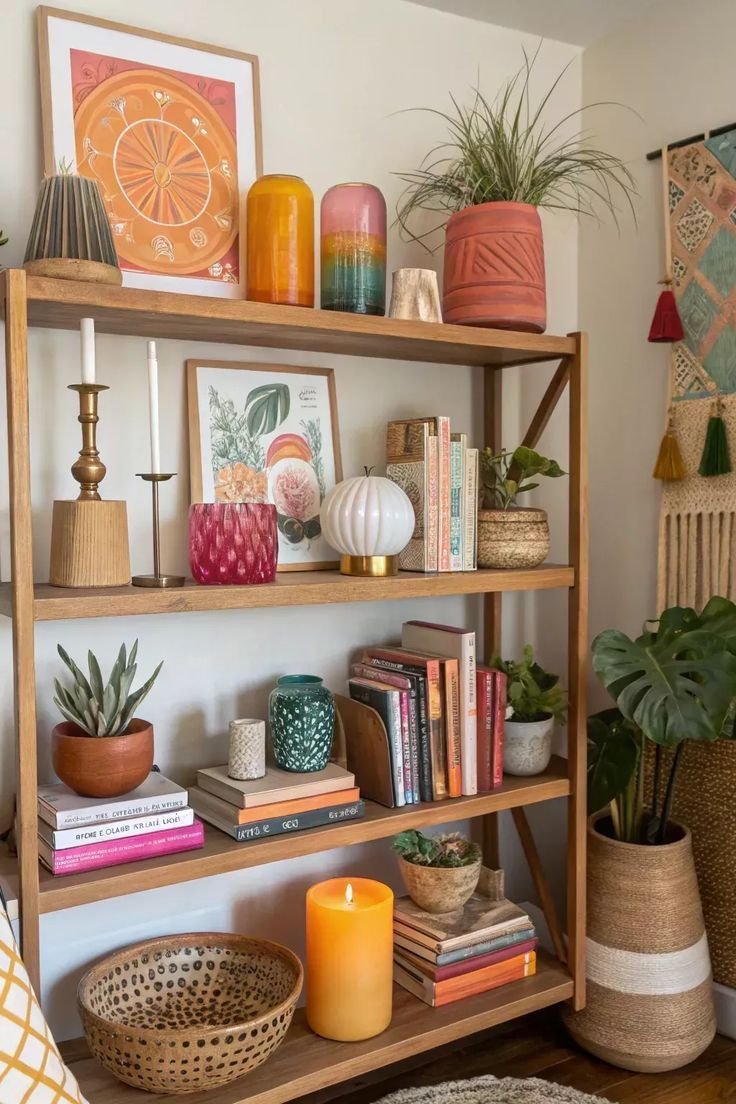 28 Living Room Shelf Ideas That Are Equal Parts Stylish and Functional - 7. Books and More Books 1