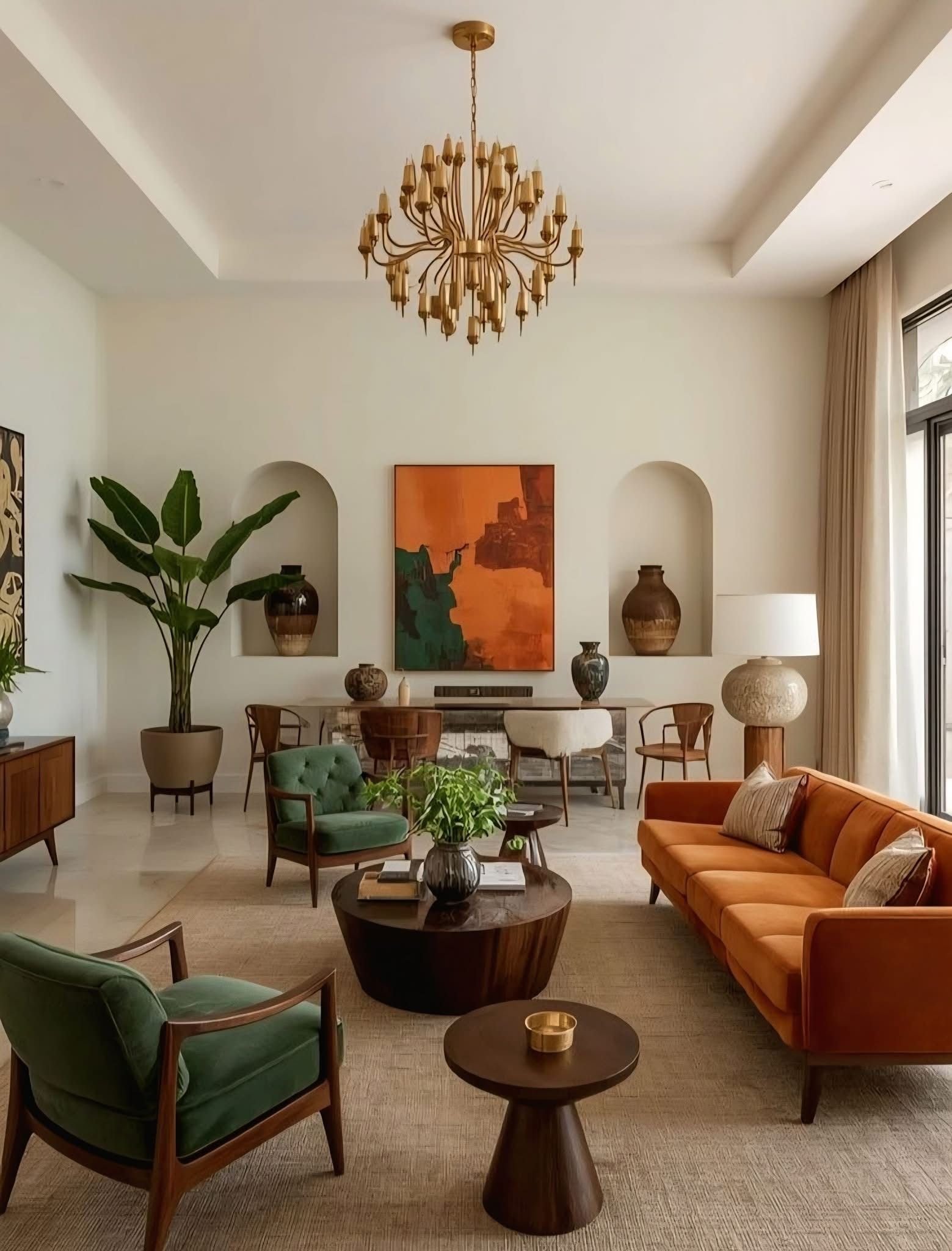 28 Luxury Sofa Living Room Ideas to Elevate Your Space - 2. The Bold Statement Sofa 1