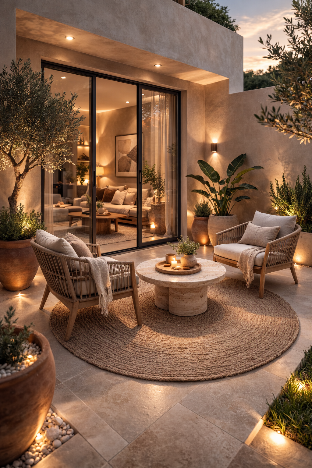 28 Luxury Sofa Living Room Ideas to Elevate Your Space - 20. Luxe Outdoor Living 1