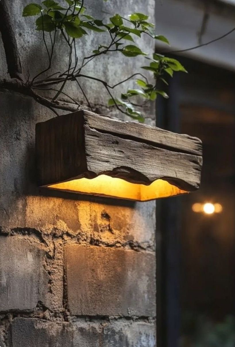 28 Room Lighting Ideas That Create the Perfect Ambiance - 9. Recycled Wood Wall Sconces 1