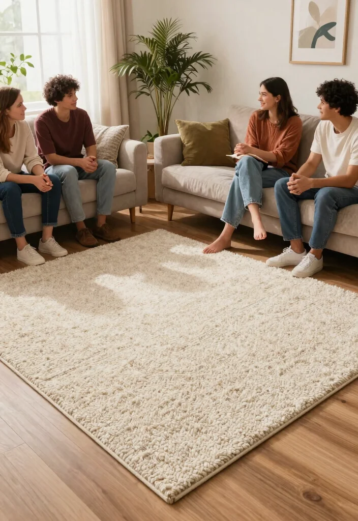 29 Indoor Area Rugs That Enhance Your Living Room Floor - 10. Eco-Friendly Wool Rugs 1