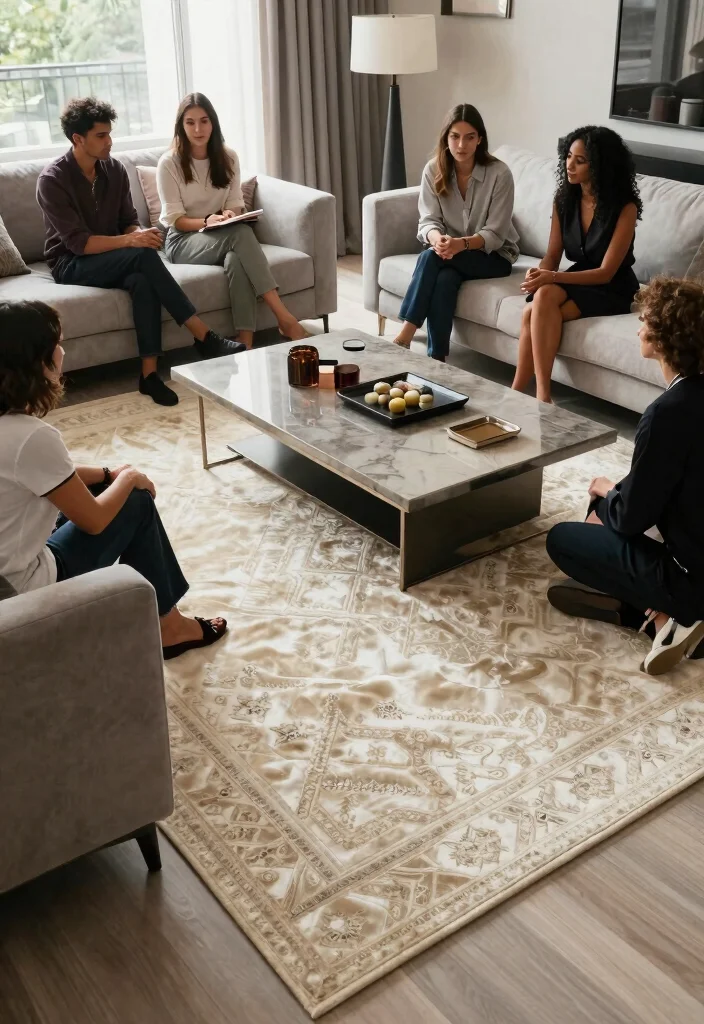 29 Indoor Area Rugs That Enhance Your Living Room Floor - 12. Luxurious Silk Rugs 1