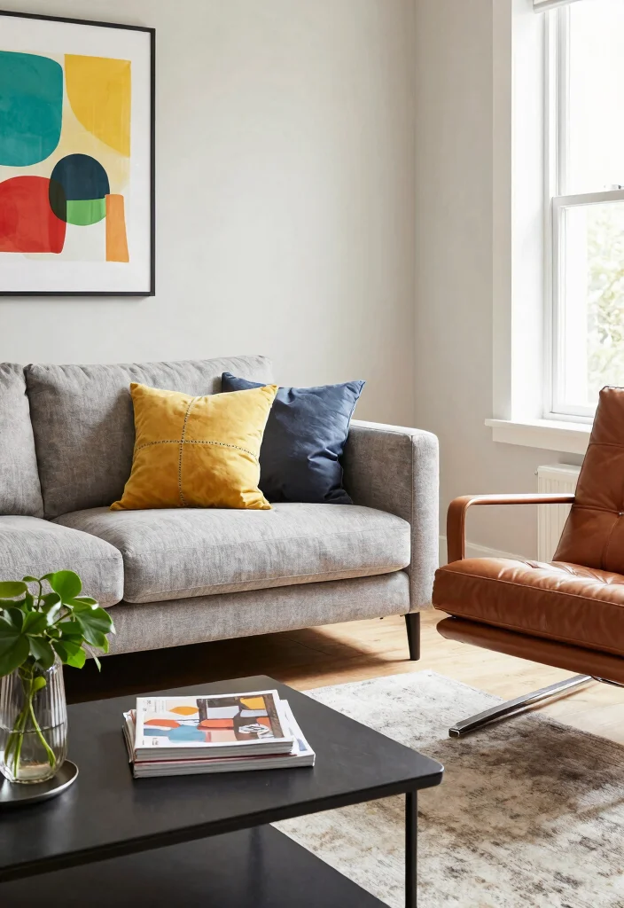 30 Big Couches for Small Living Rooms That Actually Fit - 16. Fabric vs. Leather Choices 1