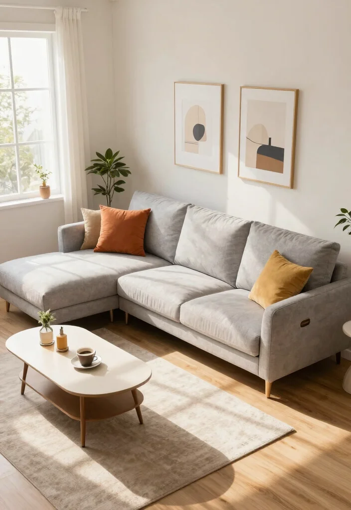 30 Big Couches for Small Living Rooms That Actually Fit - 19. Space-Saving Sectionals 1