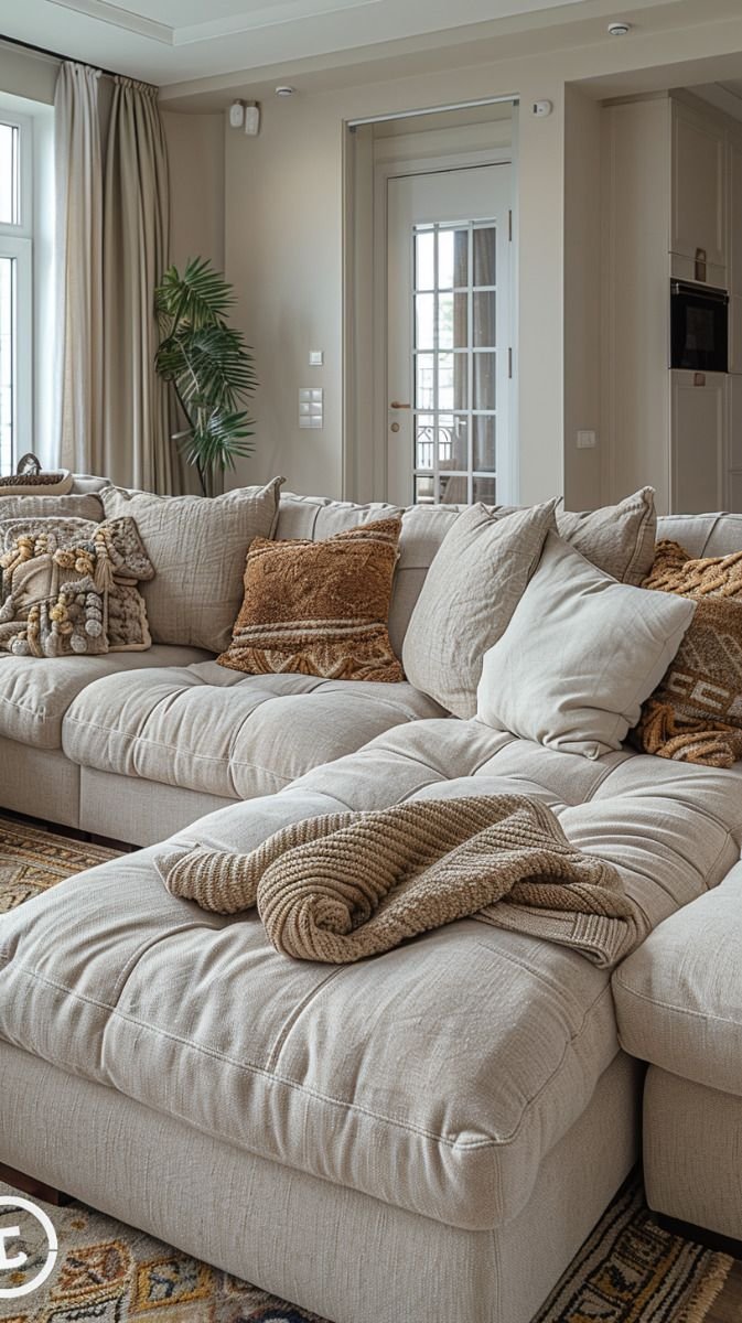 30 Big Couches for Small Living Rooms That Actually Fit - 5. U-Shaped Sectionals 1