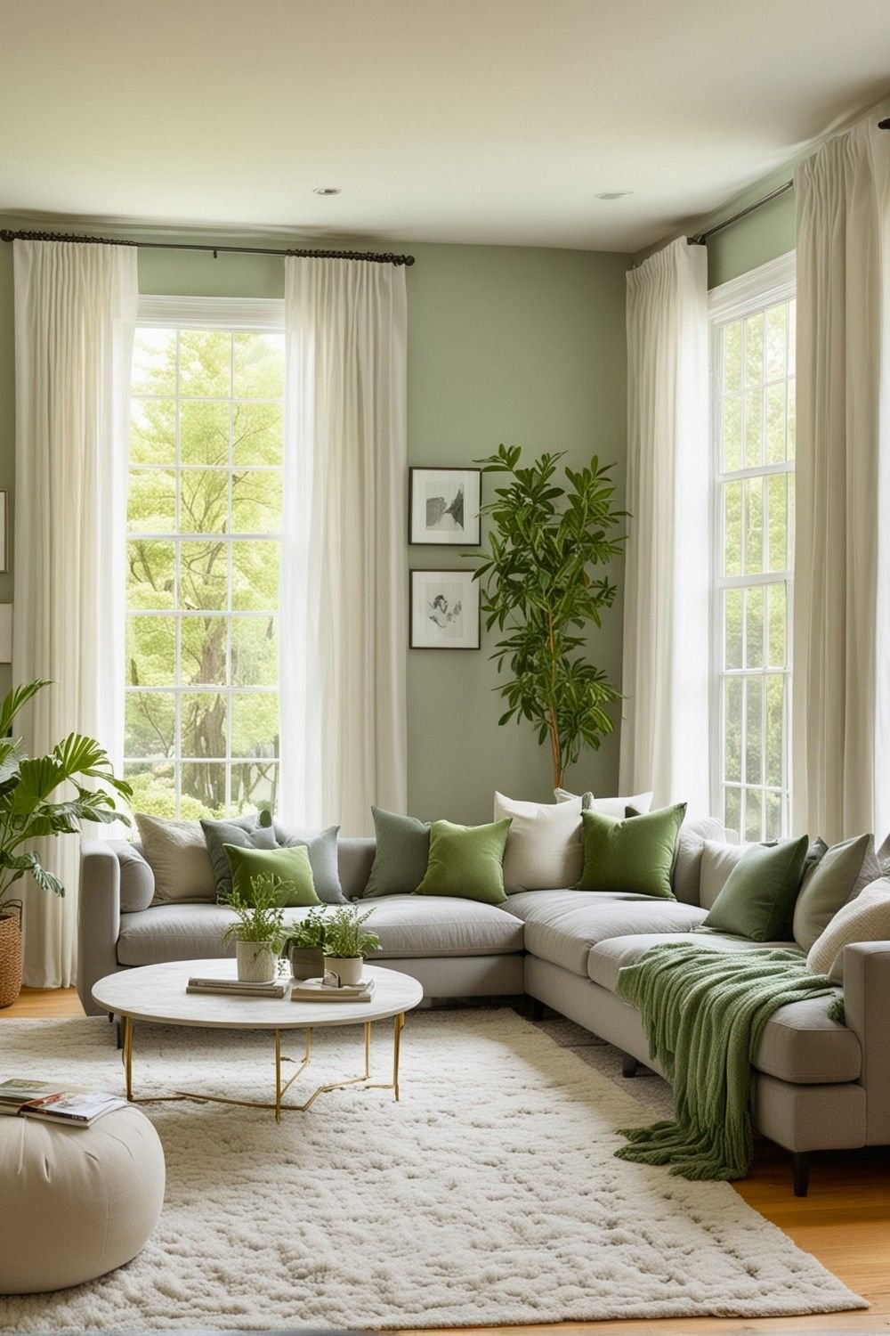 30 Big Rug Living Room Ideas to Define Your Space - 30. Seasonal Transitions 1