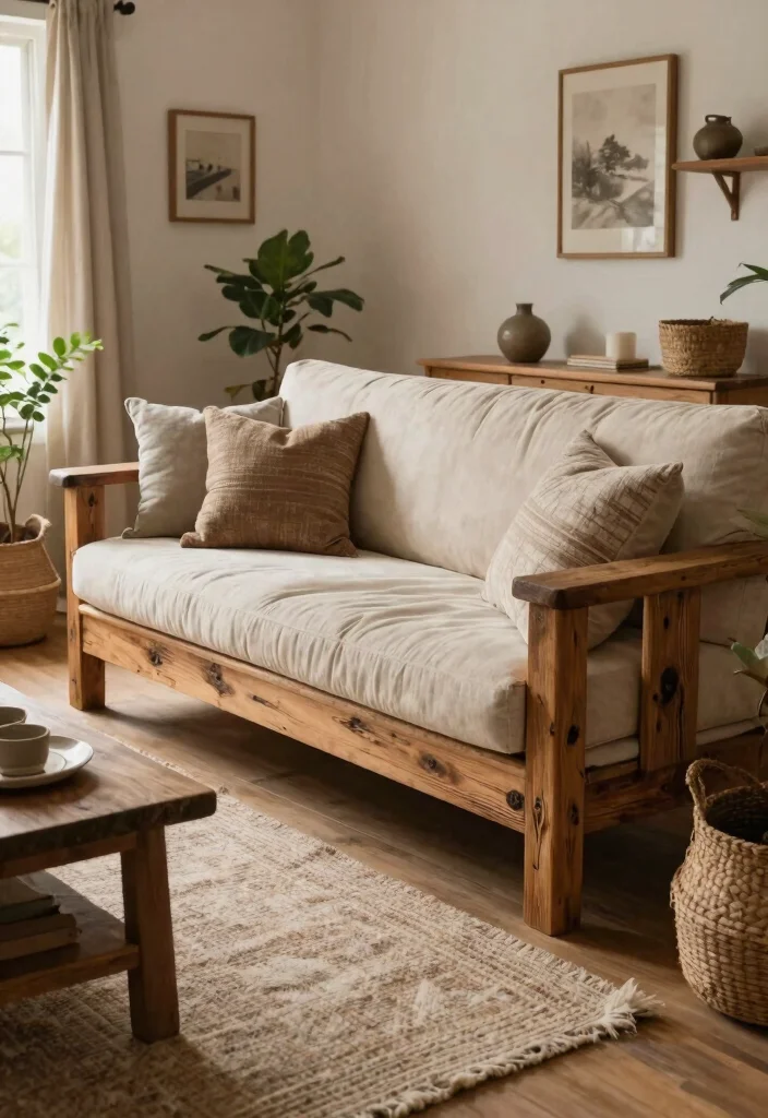 30 Comfy Couches for the Living Room of Your Dreams - 2. The Reclaimed Wood Wonder 1