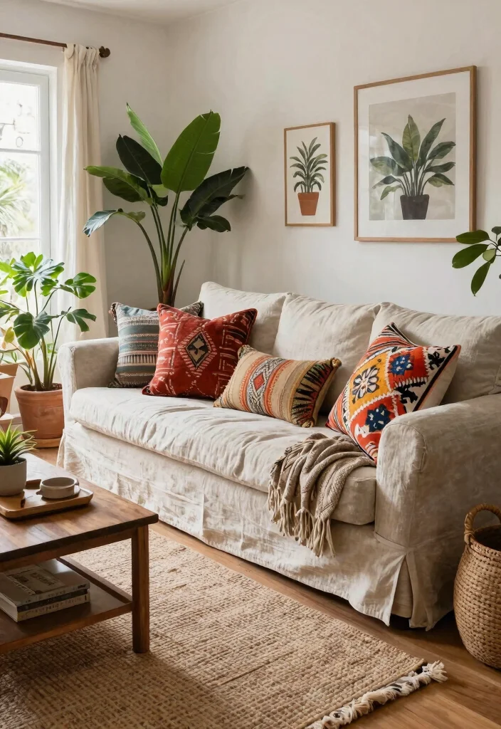 30 Comfy Couches for the Living Room of Your Dreams - 7. The Bohemian Beauty 1