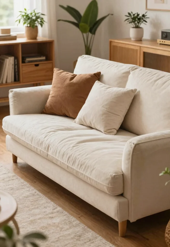 30 Comfy Couches for the Living Room of Your Dreams - 8. The Elegant Futon 1