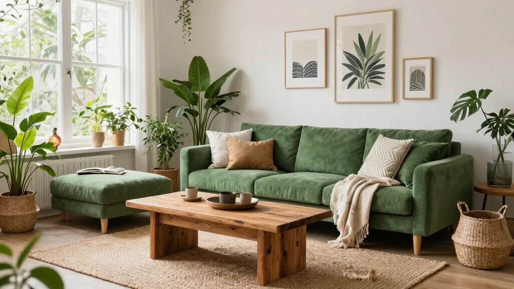 30 Green Sofa Living Room Ideas That Feel Fresh & Modern