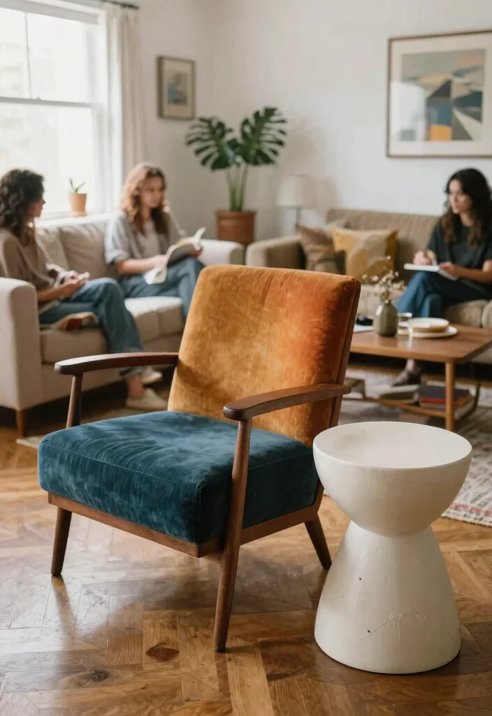 30 Living Room Furniture Ideas to Refresh Your Space in 2025 - 11. Upcycled Furniture 1