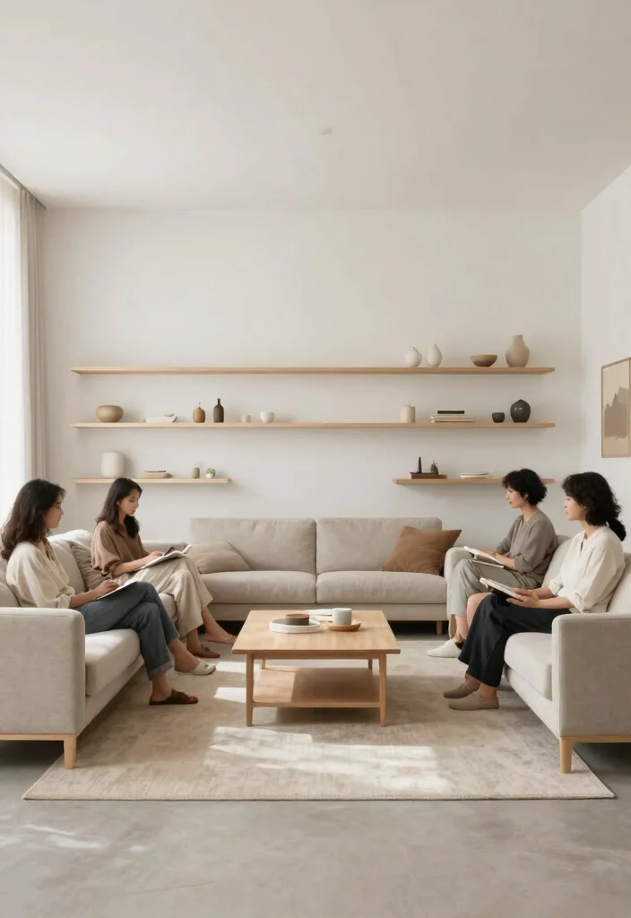 30 Living Room Furniture Ideas to Refresh Your Space in 2025 - 12. Minimalist Principles 1