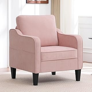 Accent Chair for Living Room, Mid Century Modern Reading Chair for Bedro...