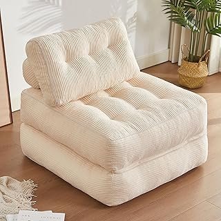 Afuson Folding Chair Bed, Futon Sofa, Floor Couch for Adults Chair for L...