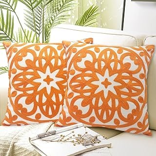 Alysheer Embroidered Decorative Throw Pillow Covers 18