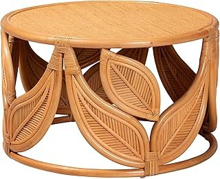 Bali & pari Raflesia Modern Bohemian Natural Rattan Coffee Table