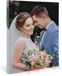 CanvasChamp Custom Canvas Print with your Photos - Personalized Framed W...