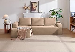 Cloud Sectional Couch with L-Shape Chaise,Modern Modular Sofa with Deep ...