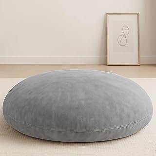 Codi Large Meditation Cushions – Round Floor Pillows for Adults with Rem...