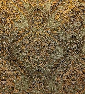 Damask Tapestry Chenille Fabric - Upholstery Fabric, 60