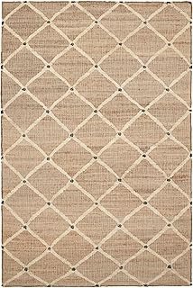 Dash and Albert Kali Area Rug - 6' x 9' Natural - Neutral Diamond Patter...