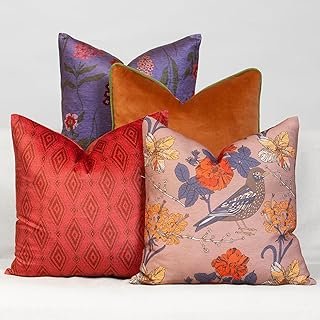 Decorative Throw Pillow Set of 4, 18