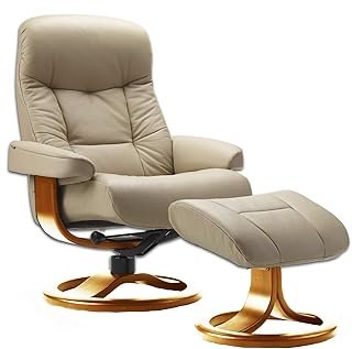 Fjords Hjellegjerde Leather Norwegian Ergonomic Scandinavian Lounge Recl...