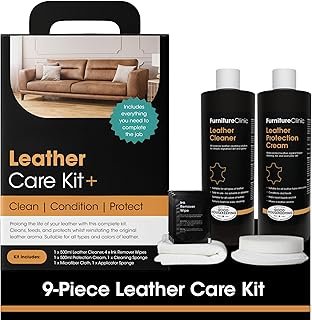 Furniture Clinic Large Leather Care Kit | Leather Cleaner + Conditioning...