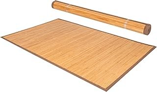 Giantex 5’ x 8’ Bamboo Area Rugs - Floor Mat with Anti-Slip Backing, Dur...