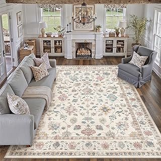 HUGEAR Area Rug 6x9 Vintage Colorful Machine Washable Living Room Rugs D...