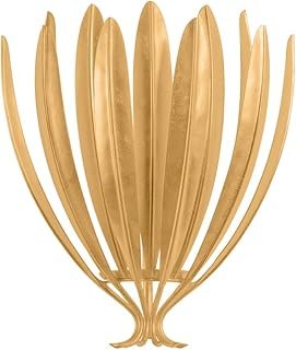 Hudson Valley Lighting Whitfield 1-Light Wall Sconce | Vintage Gold Leaf...
