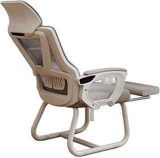 Industrial Lounge Chair, Brown Leather, High Back, Deep Seat, Foam Fill,...