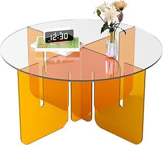 KSacry Round Coffee Table for Living Room, 31