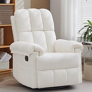 Korser Recliner Chair, Swivel Rocker Recliner Chair for Adults, Small Re...