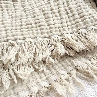 KyraHome Muslin Blankets for Adults, Couch 50