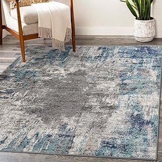 LUXE WEAVERS Artistic Area Rug, D.Blue-L.Blue 8X10
