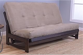 Maykoosh Farmhouse Futon Frame with Mattress - Reclaimed Wood Sofa Bed -...
